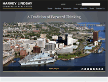 Tablet Screenshot of harveylindsay.com